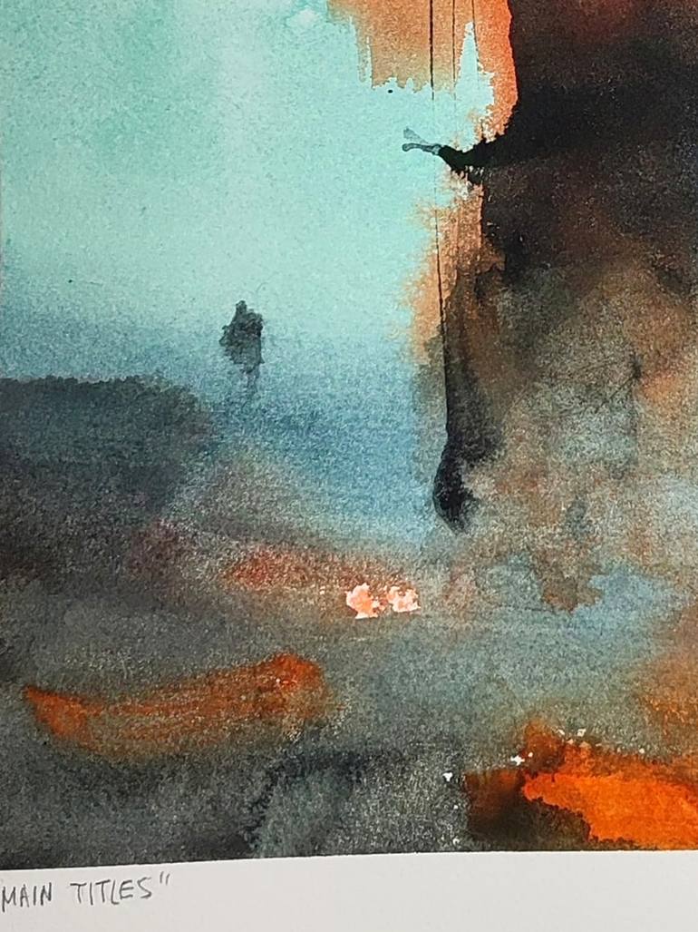 Original Conceptual Abstract Painting by Daniel Caballero