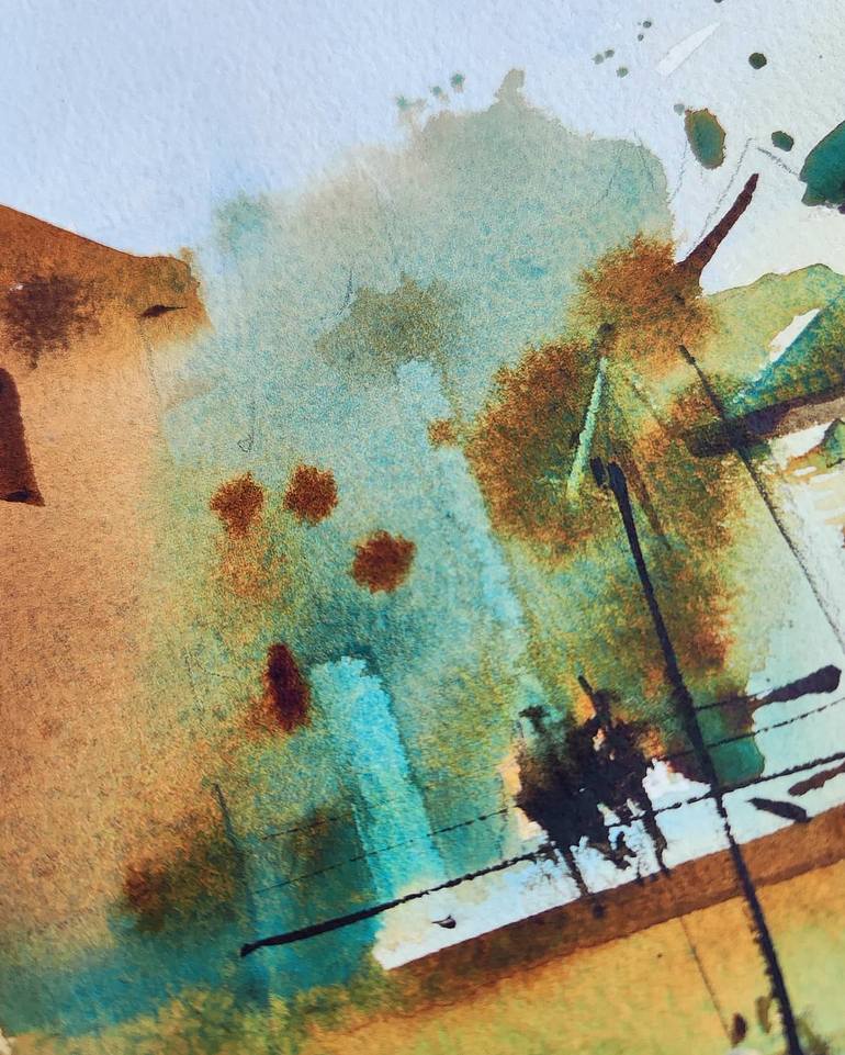 Original Conceptual Home Painting by Daniel Caballero