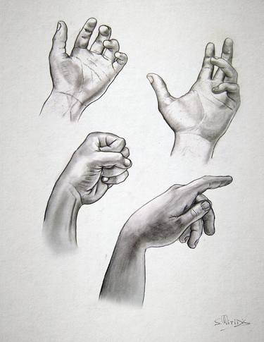 Original Classicism People Drawings by Stavros Mitides