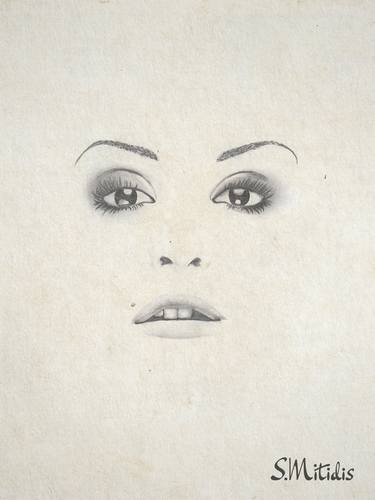 Original Black & White People Drawings by Stavros Mitides