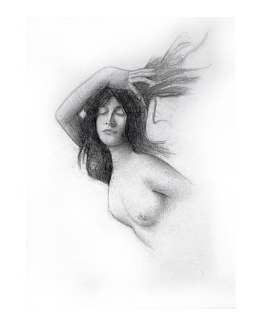 Original Art Nouveau People Drawing by Stavros Mitides