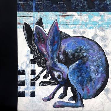 Original Pop Art Animal Painting by Julia Hadupyak