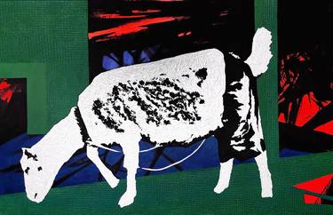 Original Surrealism Animal Painting by Julia Hadupyak