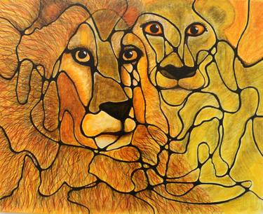 Original Conceptual Abstract Paintings by Svetlana Mägi