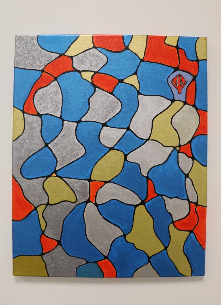 Original Conceptual Abstract Painting by Svetlana Mägi