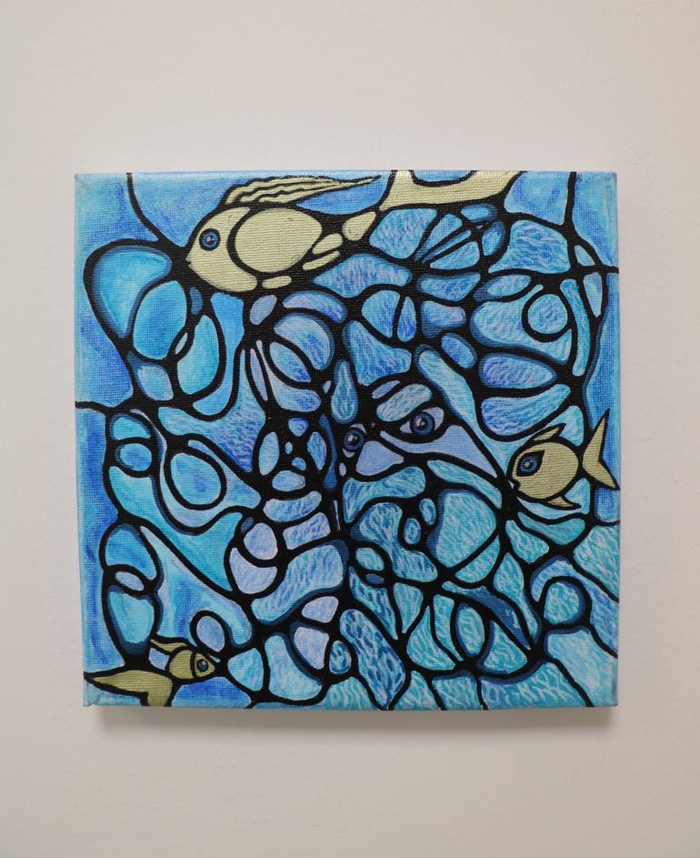 Original Conceptual Abstract Painting by Svetlana Mägi