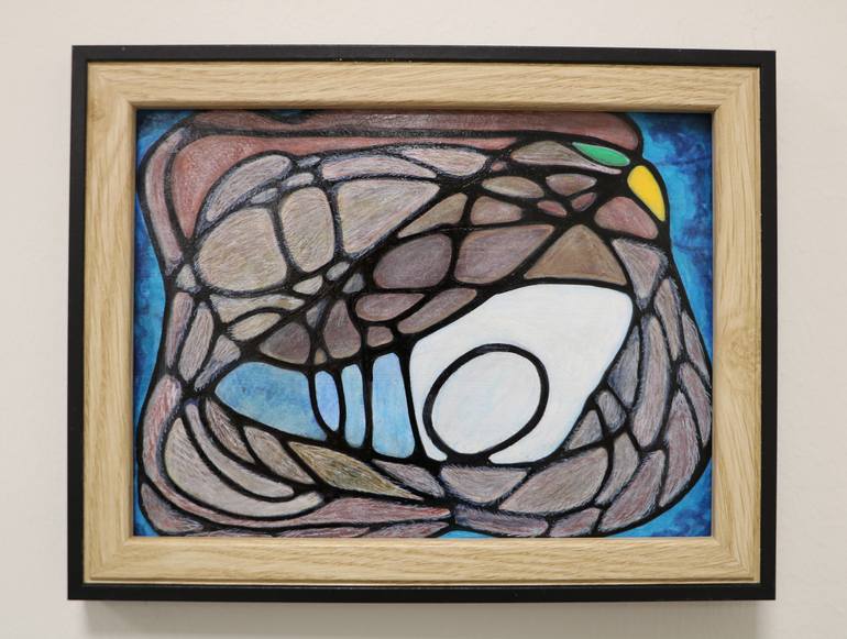 Original Abstract Fantasy Mixed Media by Svetlana Mägi