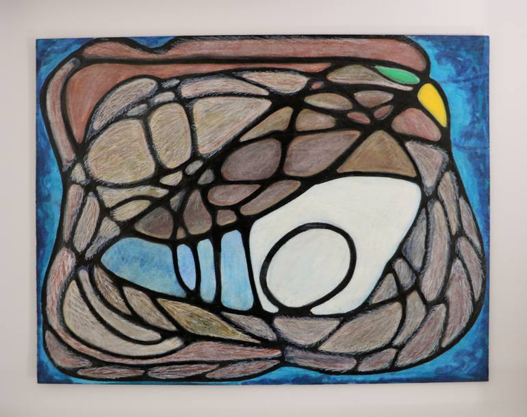 Original Abstract Fantasy Mixed Media by Svetlana Mägi