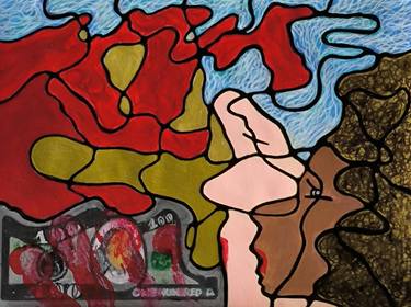 Original Abstract Children Drawing by Svetlana Mägi