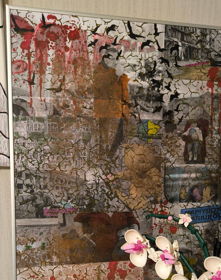 Original Contemporary Politics Collage by Svetlana Mägi