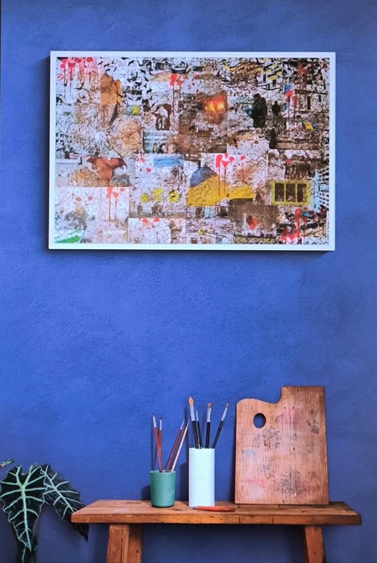 Original Contemporary Politics Collage by Svetlana Mägi