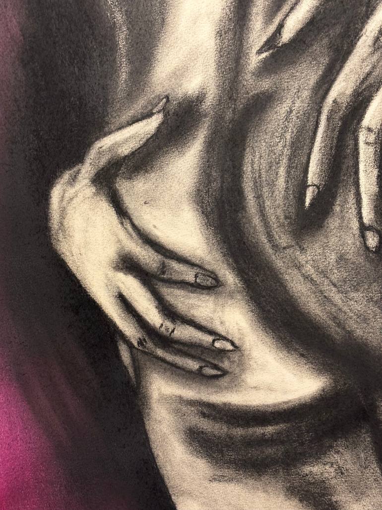 Original Black & White Women Drawing by Katie Kros