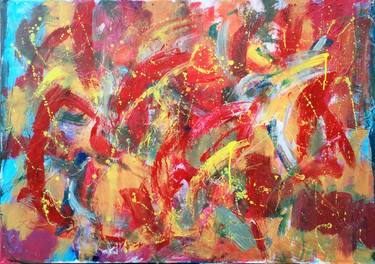 Print of Abstract Expressionism Abstract Paintings by Enzo Fabbiano