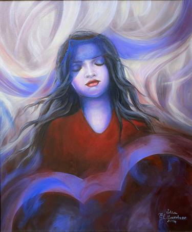 Original Expressionism Women Paintings by Hanan El Hamdaoui