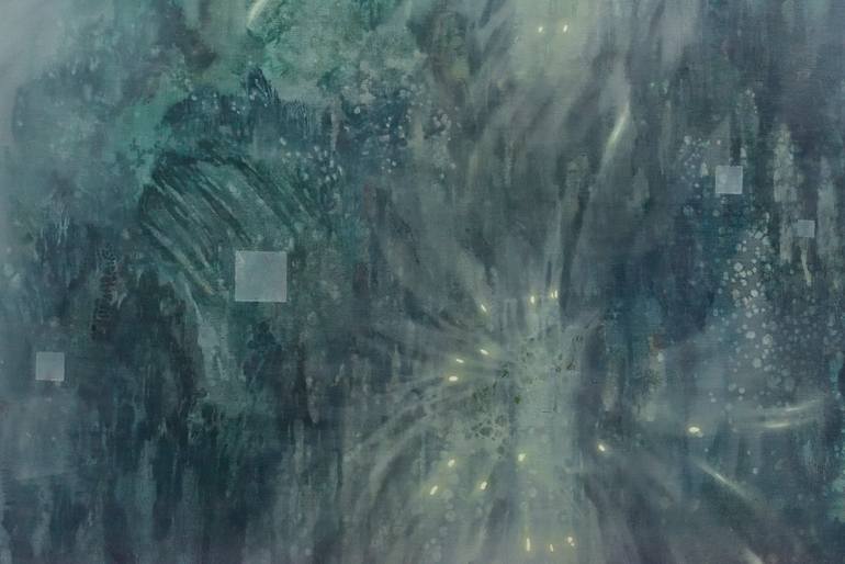 Original Abstract Fantasy Painting by Rreonsu Choi