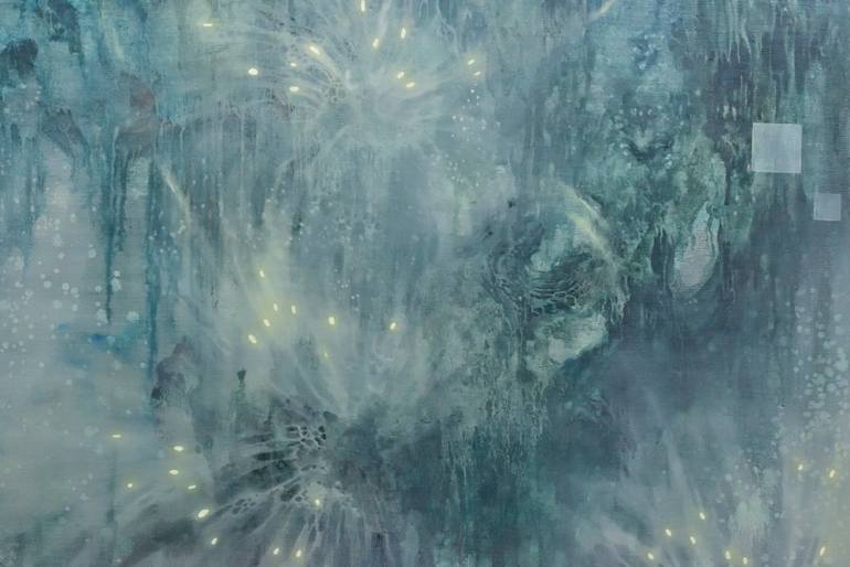 Original Abstract Fantasy Painting by Rreonsu Choi