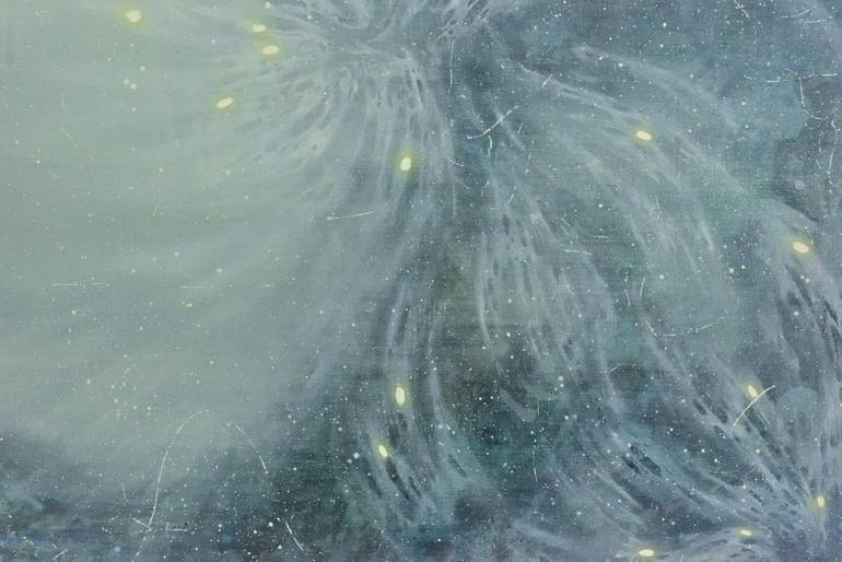 Original Abstract Fantasy Painting by Rreonsu Choi