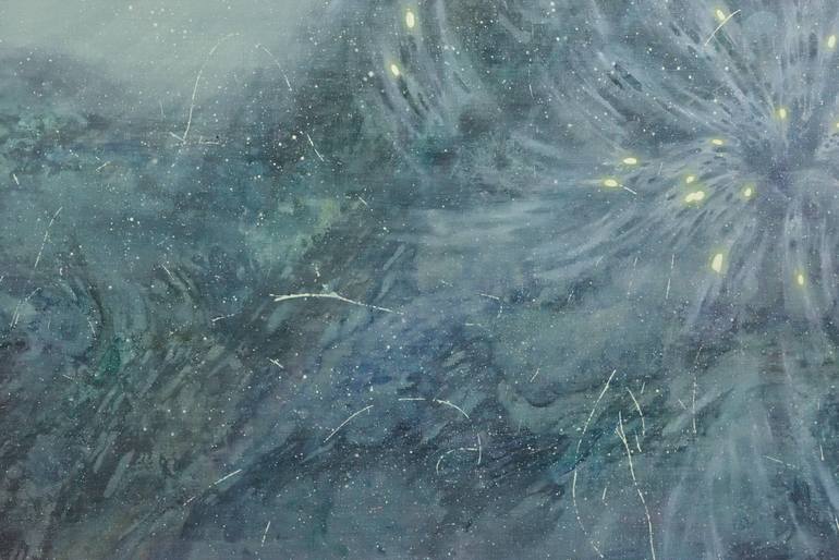 Original Abstract Fantasy Painting by Rreonsu Choi