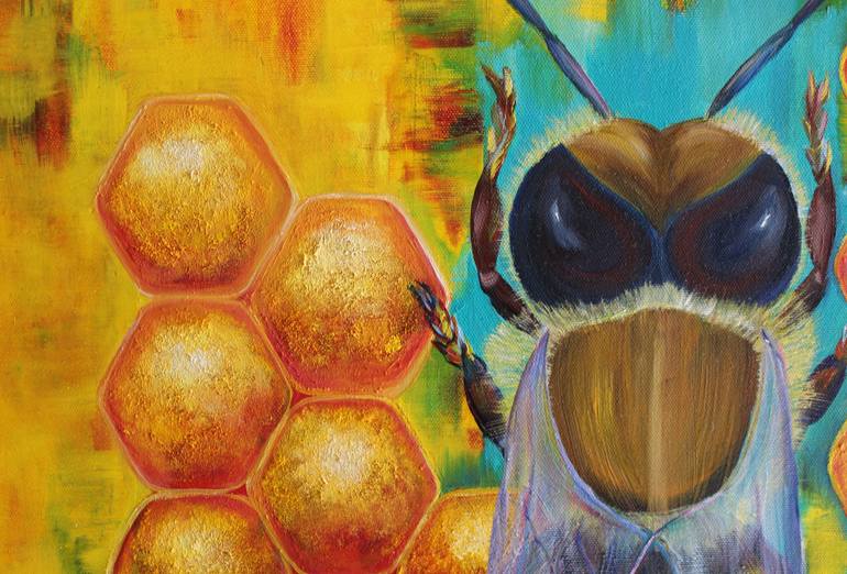 Original Impressionism Abstract Painting by Valentina Kunz