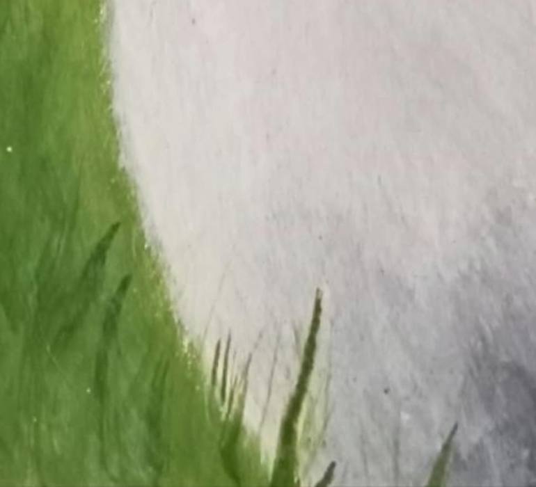 Original Abstract Animal Painting by Nancy Maya