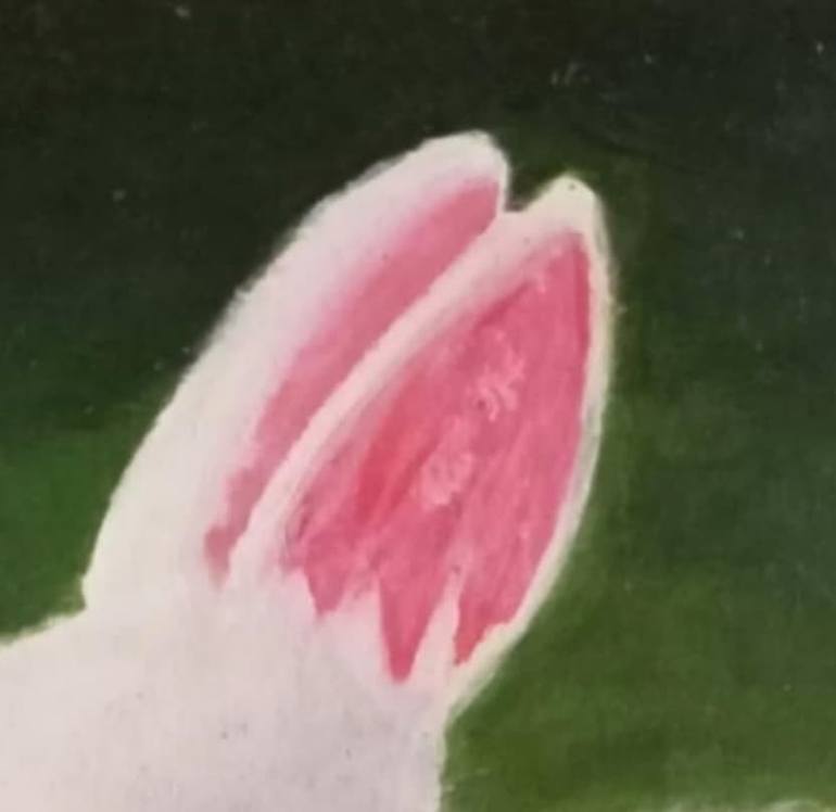 Original Abstract Animal Painting by Nancy Maya