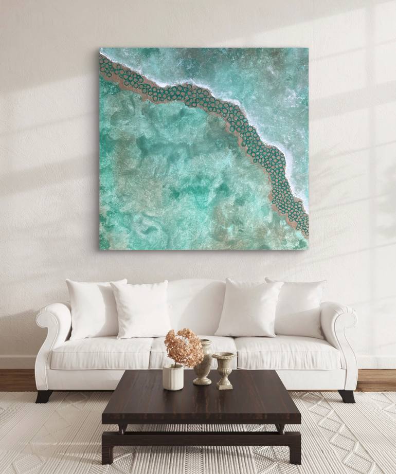 Original Abstract Painting by Janet Besançon 