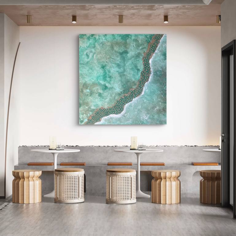 Original Abstract Painting by Janet Besançon 