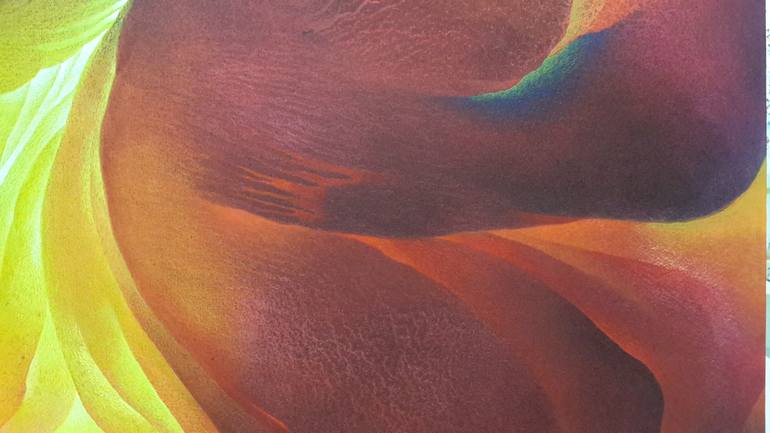 Original Abstract Erotic Painting by Prakornpatara Janthakhaisorn