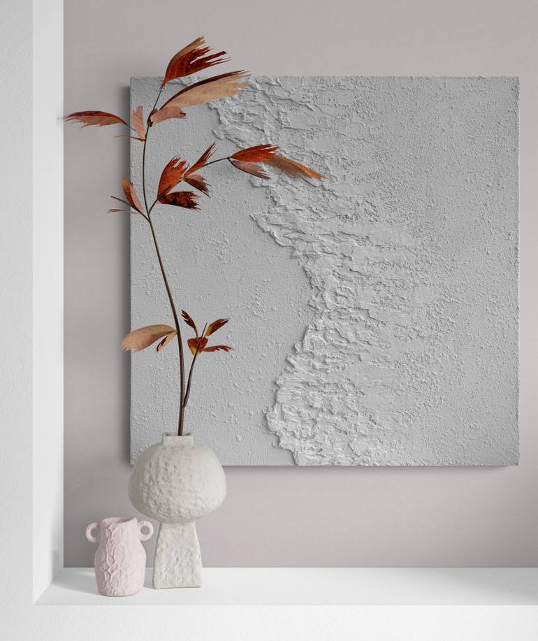 Original Abstract Seascape Painting by Anna Rusak