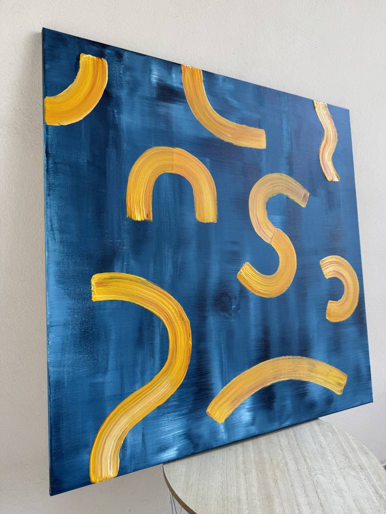 Original Abstract Expressionism Abstract Painting by Anna Rusak