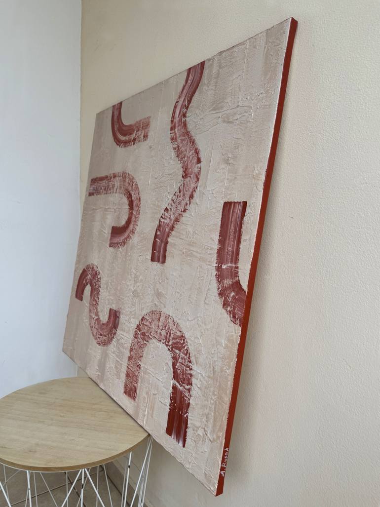 Original Abstract Expressionism Abstract Painting by Anna Rusak