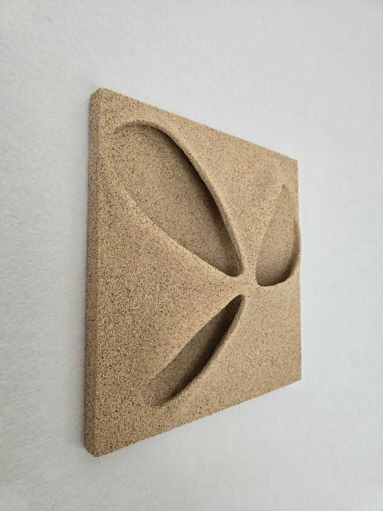 Original Geometric Abstract Sculpture by Nina Bulgakova