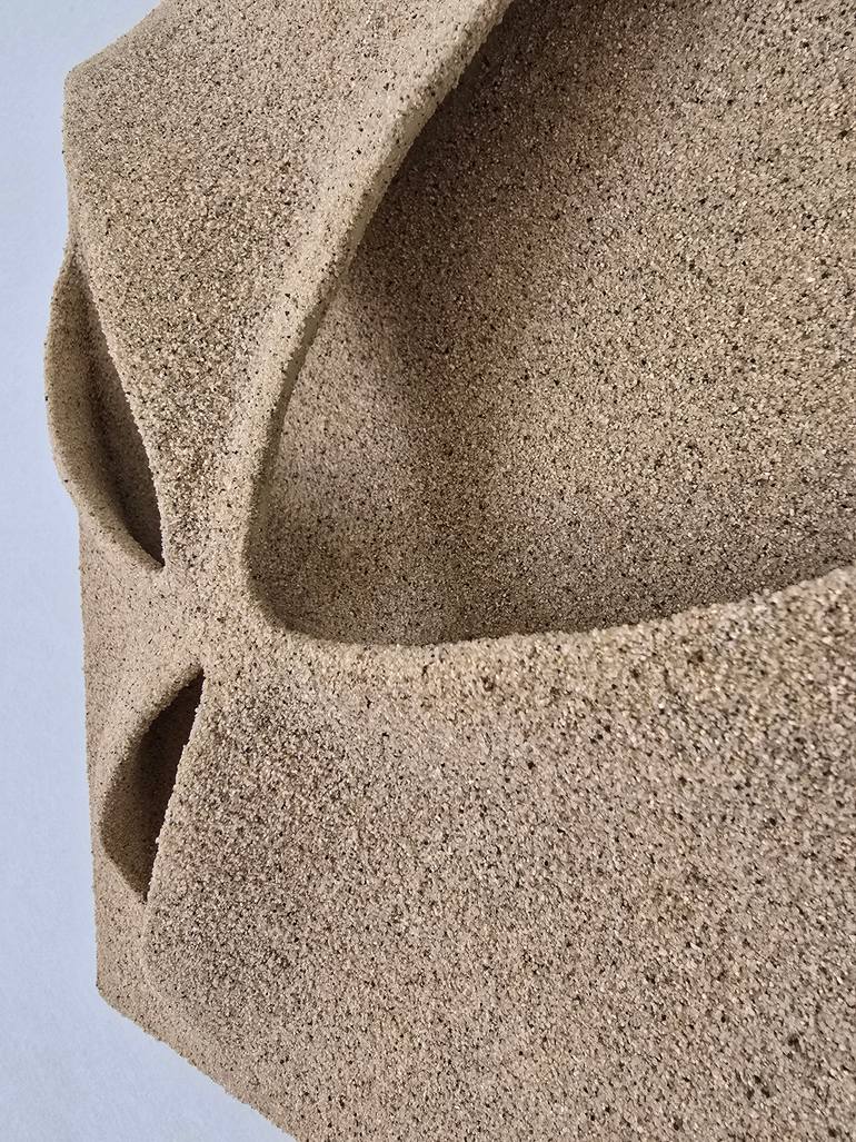 Original Geometric Abstract Sculpture by Nina Bulgakova