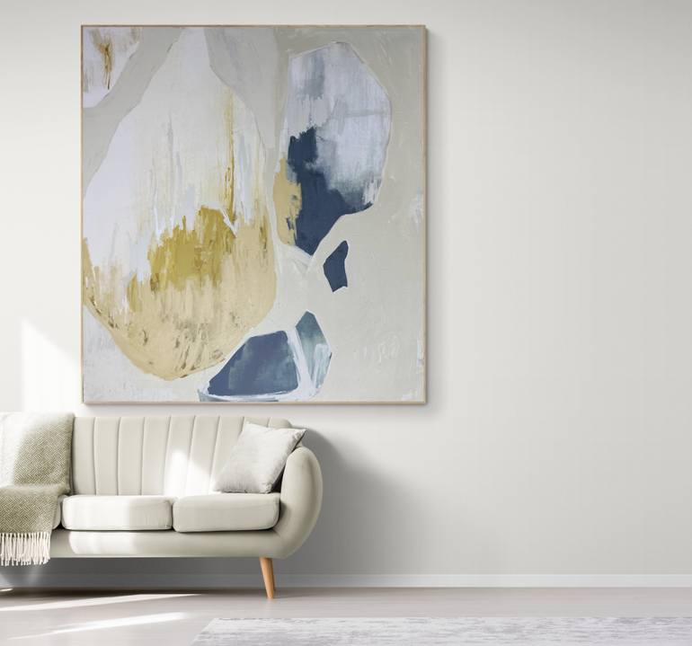 Original Abstract Expressionism Abstract Painting by Julia Chuquis