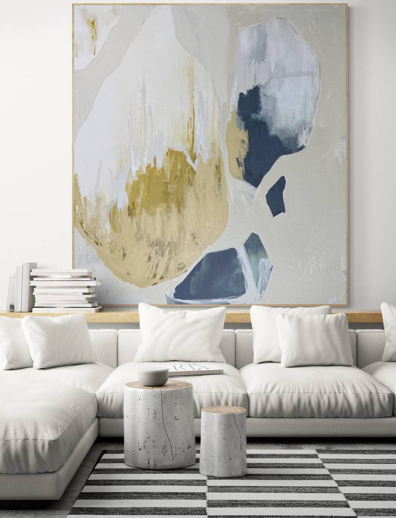 Original Abstract Expressionism Abstract Painting by Julia Chuquis
