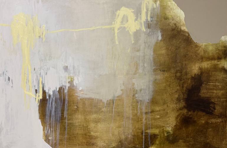 Original Abstract Expressionism Abstract Painting by Julia Chuquis
