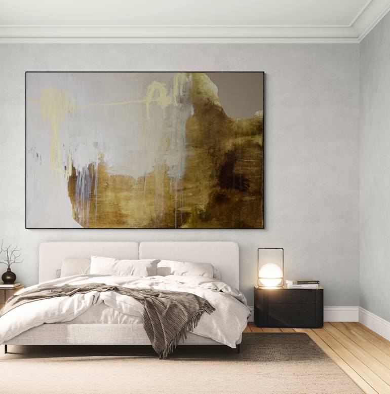 Original Abstract Expressionism Abstract Painting by Julia Chuquis