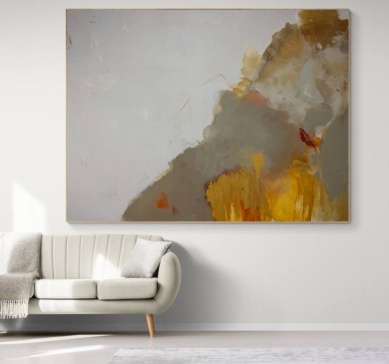 Original Abstract Painting by Julia Chuquis | Abstract Art on Canvas | Where the light settles