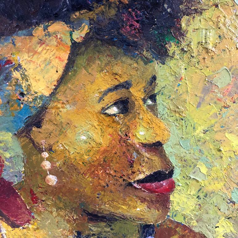Original Expressionism People Mixed Media by Oluwaseyi Olaide