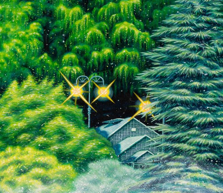 Original Abstract Home Painting by Eui Jin Yun