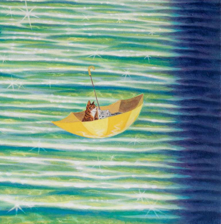 Original Symbolism Animal Painting by Eui Jin Yun