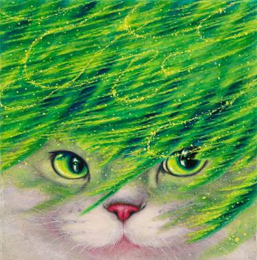 Original Symbolism Animal Painting by Eui Jin Yun