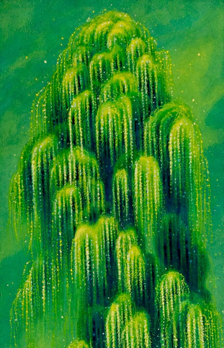 Original Symbolism Nature Painting by Eui Jin Yun