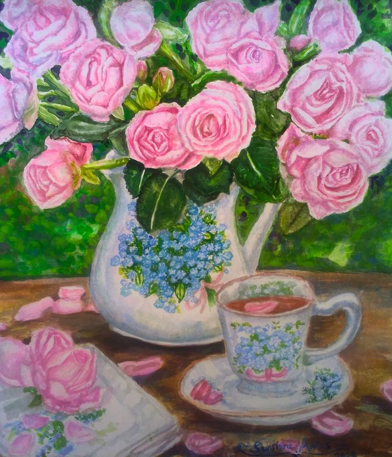 Print of Art Deco Still Life Paintings by Shelley Amos