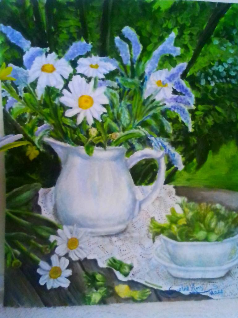 Original Contemporary Still Life Painting by Shelley Amos