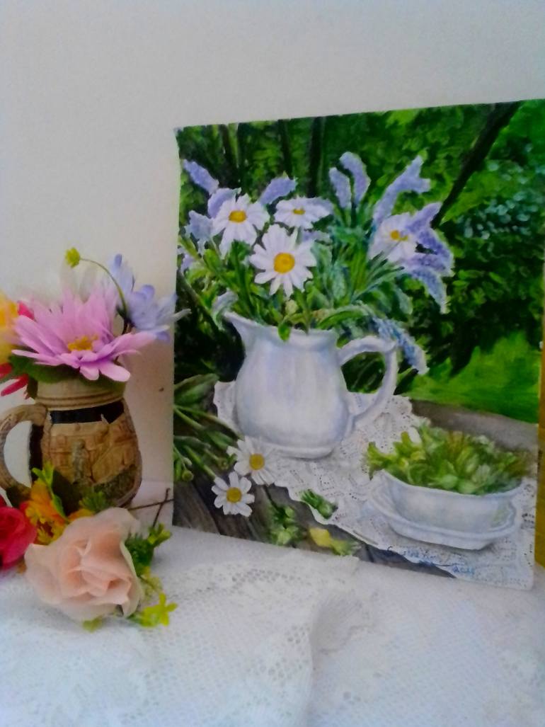 Original Contemporary Still Life Painting by Shelley Amos