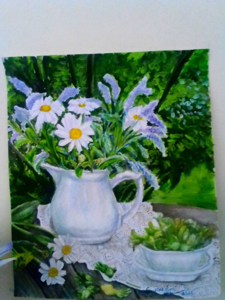 Original Contemporary Still Life Painting by Shelley Amos