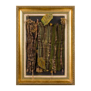 Original Abstract Expressionism Abstract Mixed Media by Miriam Habibe