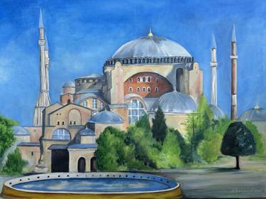 Original Expressionism Cities Paintings by Anna Parhimovits