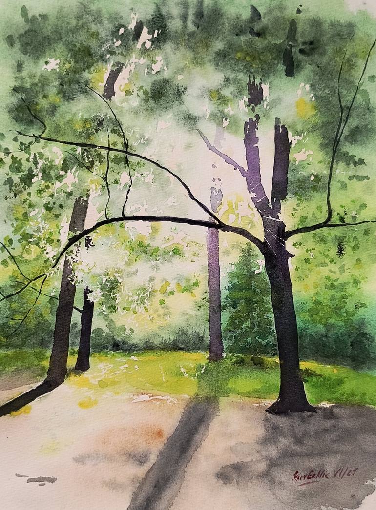 Original  Painting by eugene kachan